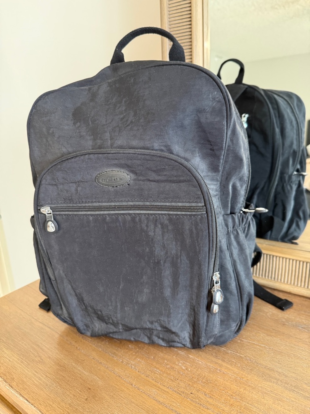 Black Women's Everyday Backpack - Lightweight Travel & Work Pack